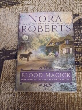 $4 Add-on Nora Roberts "Blood Magick" - Paperback Book